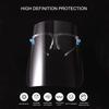2Pcs Face Shield Transparent Full Face Cover Safety Protective Film Tool Anti-Oil Anti-Fog Kitchen House Clean Dust Proof Mask
