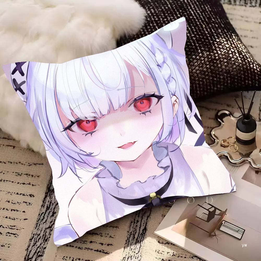 Amemiya Nazuna Anime V-VShojo Pillow Case Fashion Square Pillowcase Bedroom Sofa Room Ins Decoration Leisure