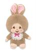 Monchichi Plush Latte Large Size Extra Approximately 30cm Toy, Brown, (L), Big, Large, Chim-tan,