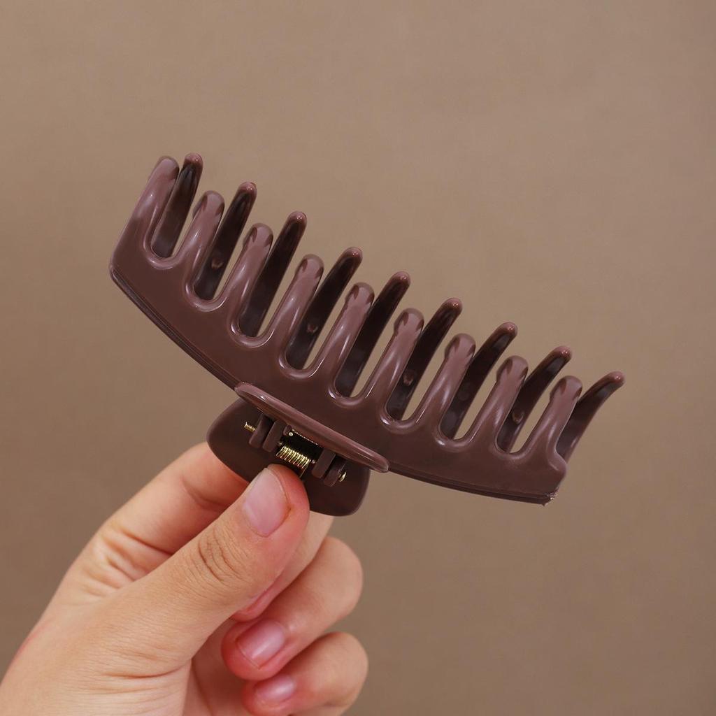 2025 Neue Silikon-Haarklammer Hai für Frauen - High-End-Stil, Koreanisch inspiriert, Design mit großem Volumen.