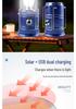 5800 Solar-Powered Portable Multifunction Camping Lantern - Outdoor Emergency Tent Light