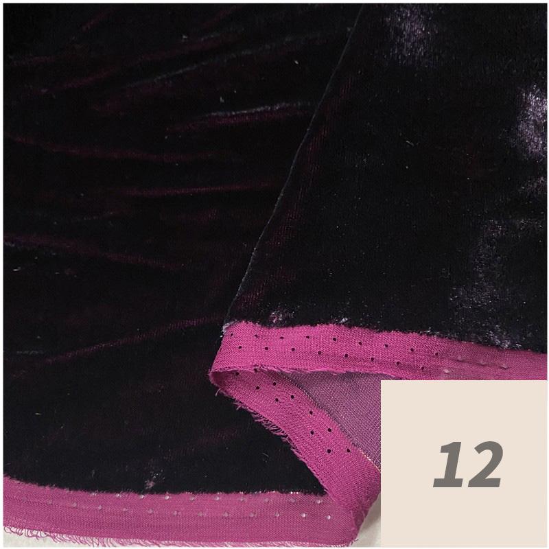 1,4 m breit Maulbeerseide Echt Samt Stoff Einfarbig Cheongsam Kleid Gold Samt Stoff Hochwertiger Hautfreundlicher Bekleidungsstoff