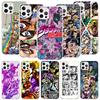 JoJo Bizarre Adventure All Phone Case For iPhone 17 Air 16 15 Plus 11 14 Pro Max 13 Mini 12 7 8 + SE Pattern Art Customized Cove
