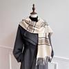 Winter Female Lattice Imitation Cashmere Scarf Autumn Winter Thick Fashion Warm Wild Neck Scarves Shawl Poncho Echarpe Stole
