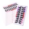 Color High Imitation Mink Hair False Eyelashes Thick Natural Eyelashes Messy Curled Eyelashes