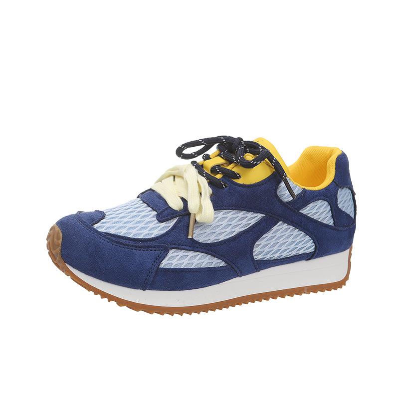 Mesh thin German training shoes women's 2025 new summer retro with skirts breathable flat bottom light sports Forrest Gump shoes