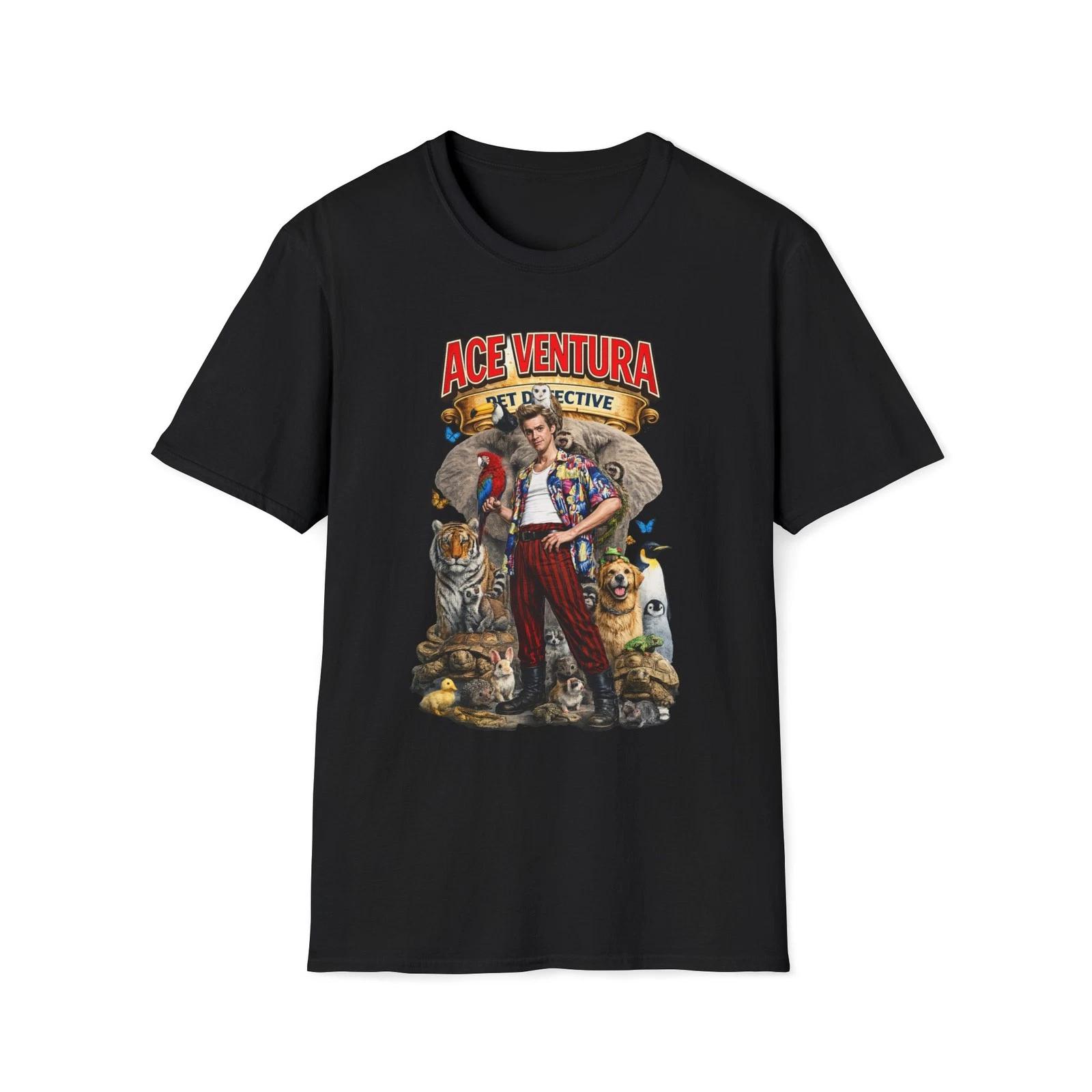 Ace Ventura Pet Detective T-Shirt – Classic 90s Comedy Movie Tee | Jim Carrey S