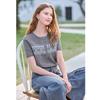 Betu Women's Jacquard Short Sleeve Knit Top