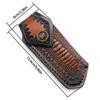 Multifunktionaler Leder Cutter Halter Sichere Klingen Schutzabdeckung Verstellbarer Gürtelclip Cutter Transporttasche Für Camping Werkzeug