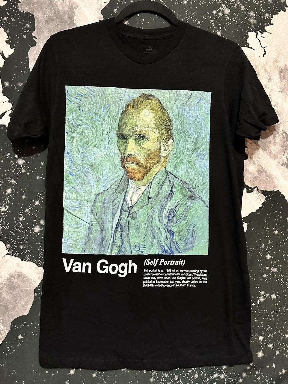 Vincent Van Gogh Self Portrait Artist Painting Shirt Good Condition Size Small Unisex T-Shirt XXXXL