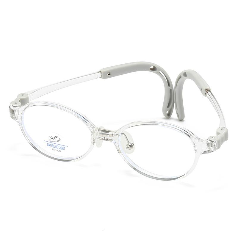 

Boy Girl Round Frame Anti Blue Ray Prescription Myopia Sports Glasses Custom Girls Photochromic Astigmatism Children Eyeglass Single Version&1.56&None серый