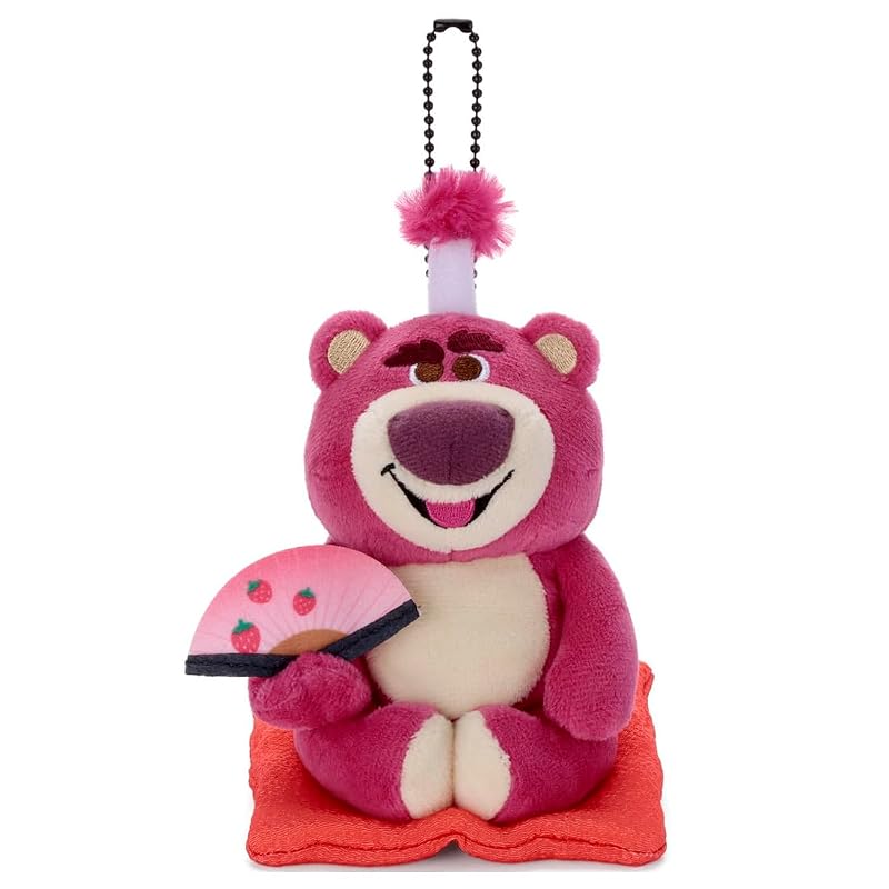 Takara Tomy Arts Pixar Character Toy Story 30th Anniversary Ball Chain Mascot Lotso (Evil Magistrate) Plush Toy, approximately 14cm tall