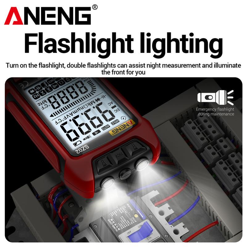 Digital Multimeter Smart ANENG  AC/DCVoltage Capacitance Meter 6000 Counts Auto Electrical Temp Resistance Transistor Test tools