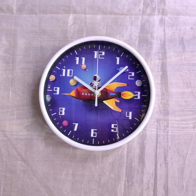 8-Inch 20Cm Children'S Room Creative Personality Astronaut Wall Clock Modern Simple Home Silent Clock Watch Premium