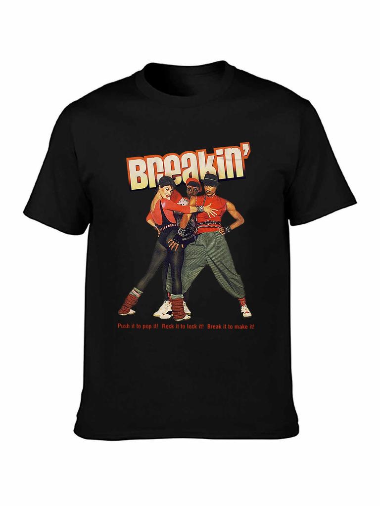 Breakin Vintage T Shirt for Men NATURAL S5XL
