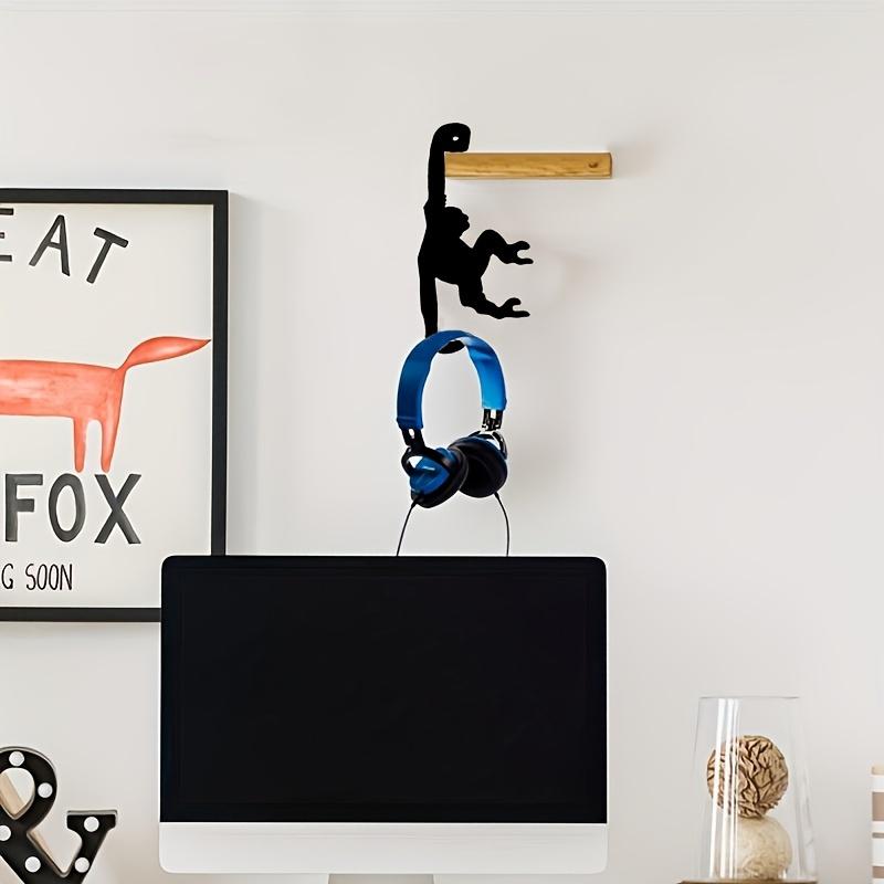 Easy Installation Cast Iron Monkey Hanger Fashion Wall Hanging Decoration Storage, For Kitchen, Bathroom Multi-Functional Decorative Design