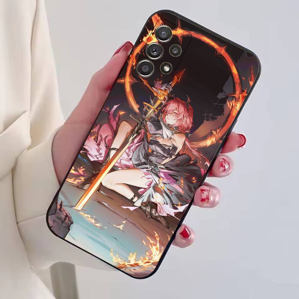

Game A-Arknights Endfield Phone Case Black Silicone Soft For Samsung S25,S24,S21,S22,S23,S30,Ultra,S20,Plus,Fe,Lite Samsung S20ULTRA5G