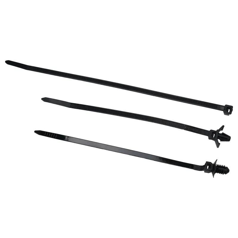 Efficient Wire Routing With Push Mount Cable Zip Ties 45Pcs Set With Wire Harness Clips Suitable For Indoor And Outdoor Use