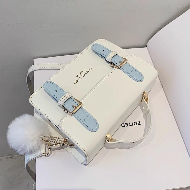 Today's popular bags for women's autumn and winter new high-end niche design messenger bag portable small square bag