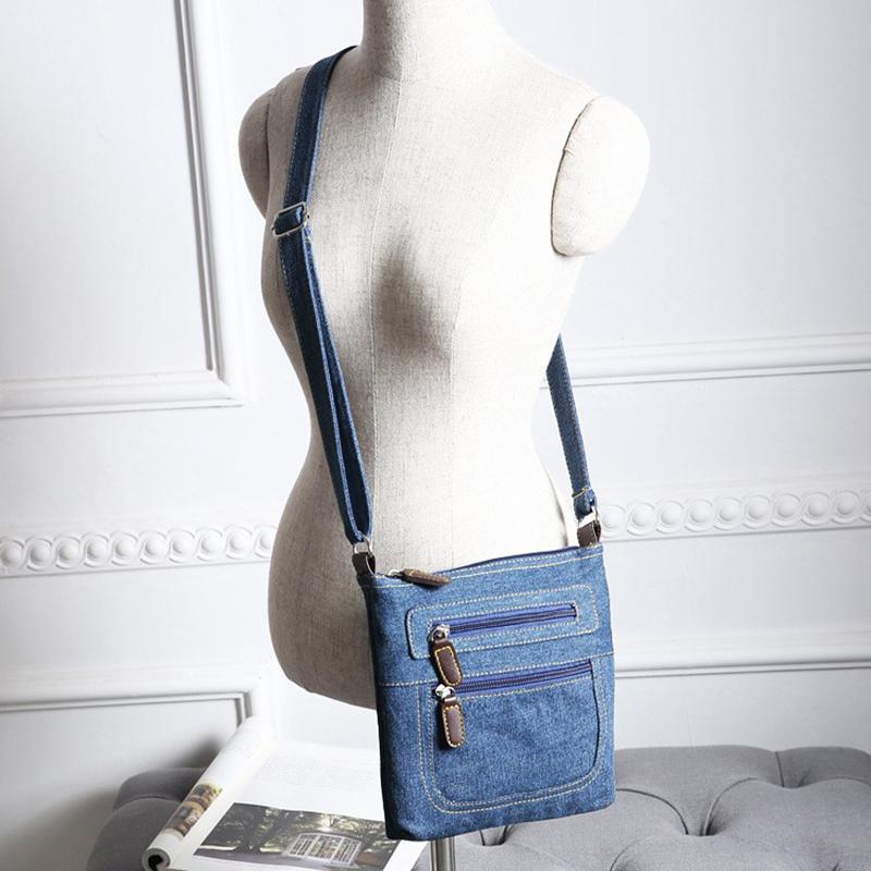 Fashi Shoulder Bags For Women Vintage Denim Crossbody Bag Female Small Messenger Bags Casual Handbags Purse