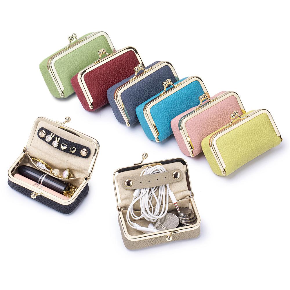 Exquisiter Schmuckorganizer aus echtem Leder, Luxuriöses Mini-Schmucketui für Damen, Perfektes Geschenk zum Geburtstag, Jubiläum