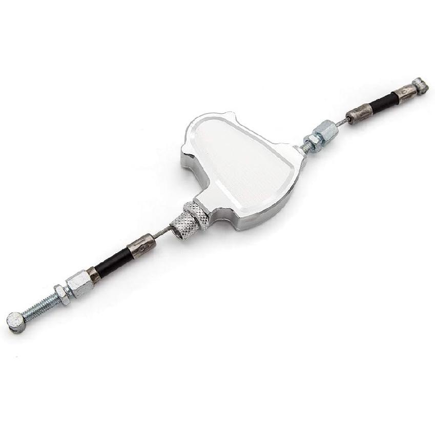 

FXCNC CNC Aluminum Line Easy Stunt Pull Clutch Cable Lever Replacement System Compatible with Black срібний