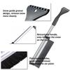 Extendable Car Windshield Ice Scraper & Snow Brush for Winter Auto Glass Cleaning