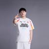 Li Ning Sports Lifestyle Series Letter Brand Logo Round Neck Short Sleeve T-Shirt 2024 Season WBG Team Unisex T-Shirt Off-White ATSU645-1