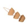 3 Tier Hanging Basket Detachable Soft Cotton Rope Wall Hanging Organizer for Living Room Bedroom Kitchen
