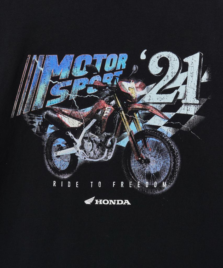 PHYPS MOTORCYCLE Motor Sports Short Sleeve Black