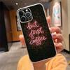 Phone Case For Iphone 14 Pro Max 13 12 11 Pro Max Xs Xr X 12mini 7 8 Plus Se Ok But First Coffee Case Funda