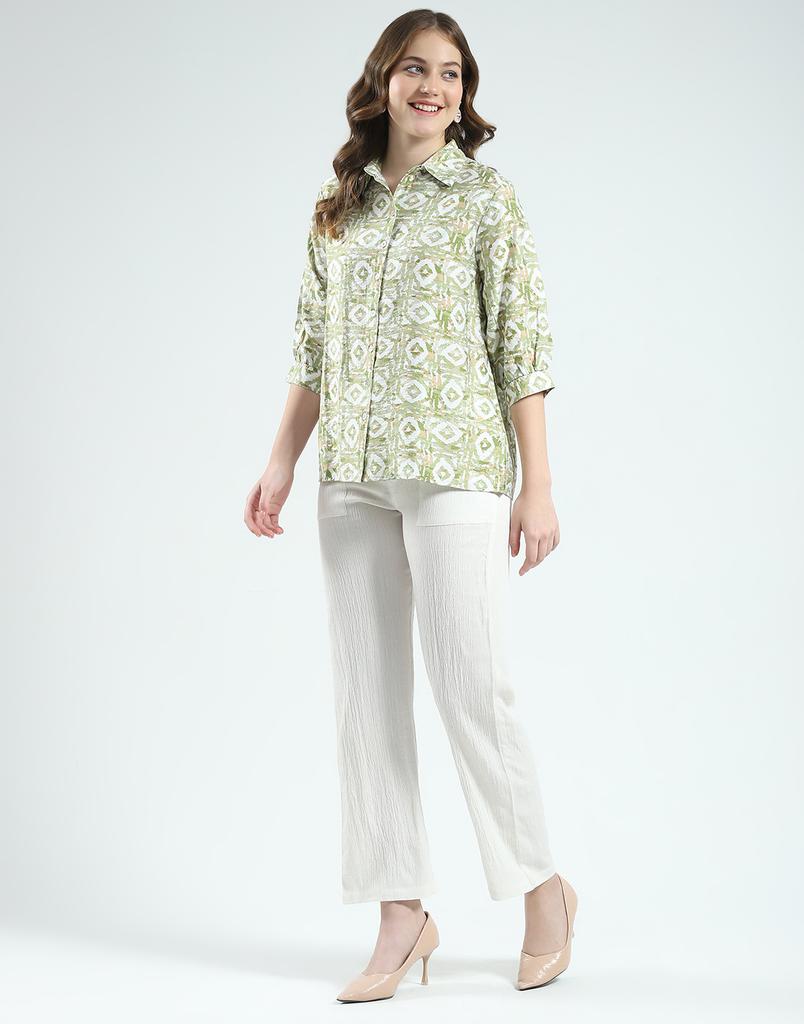 MONTE CARLO Women's Regular Fit Printed Co-ord Set