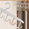 360-degree Rotating Clothes Hanger Holder Sling Scarf Underwear Storage Rack Wardrobe Organizer