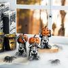 Halloween Skeleton Decorations Skeleton Figurines Spooky Halloween Skeleton Pumpkin Statues for Home Party Decor