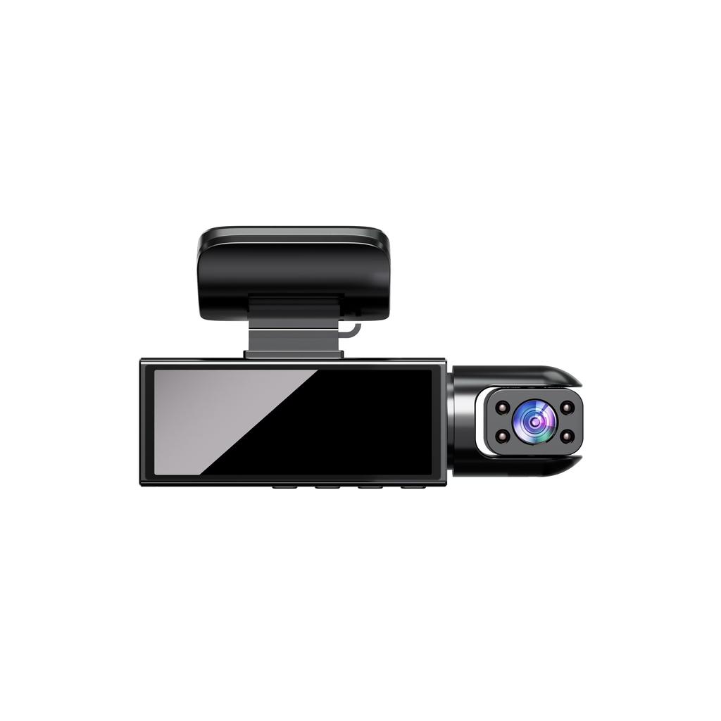 1080P Çift Kamera, Araç İçi Kamera, Ön ve İç, IR Gece Görüşlü Araç Kamerası, 3.16 inç IPS Ekranlı Geniş Açılı Araç DVR Kamerası