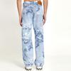 OFF WHITE Skate All Over Graphic Denim Straight Leg Jeans OMYA138S23DEN0034000