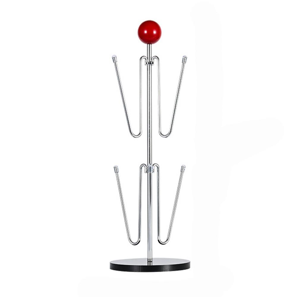 Acrylic Base Tea Cup Storage Rack Iron Cup Hanging Rack Creative Coffee Cup Holder  Living Room