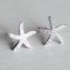 CAOSHI Aesthetic Female Starfish Stud Earrings Trendy Women Party Accessories with Brilliant Zirconia Statement Zircon Gift