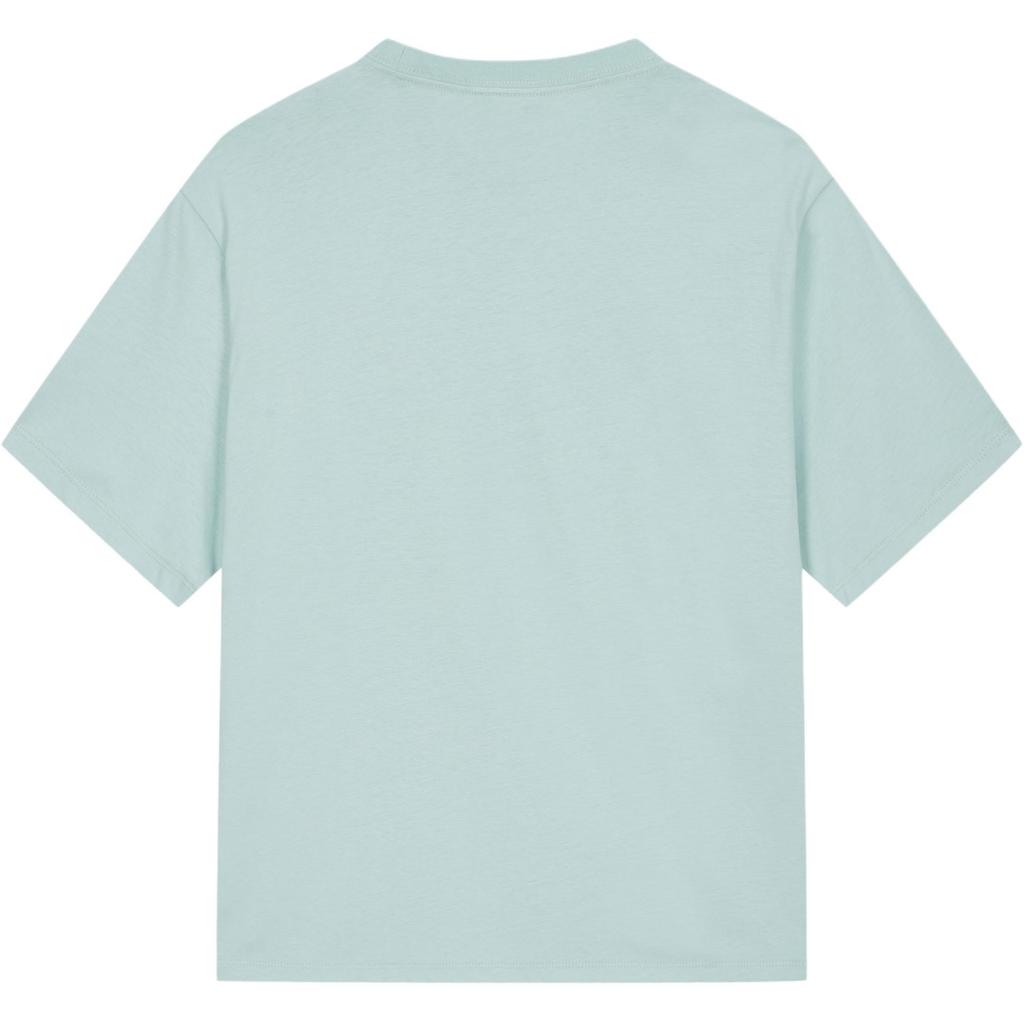 Calvin Klein Ss25 Letter Print Pattern Round Neck Short Sleeve T-Shirt Men T-Shirts Light-Blue 4RB862GPCT