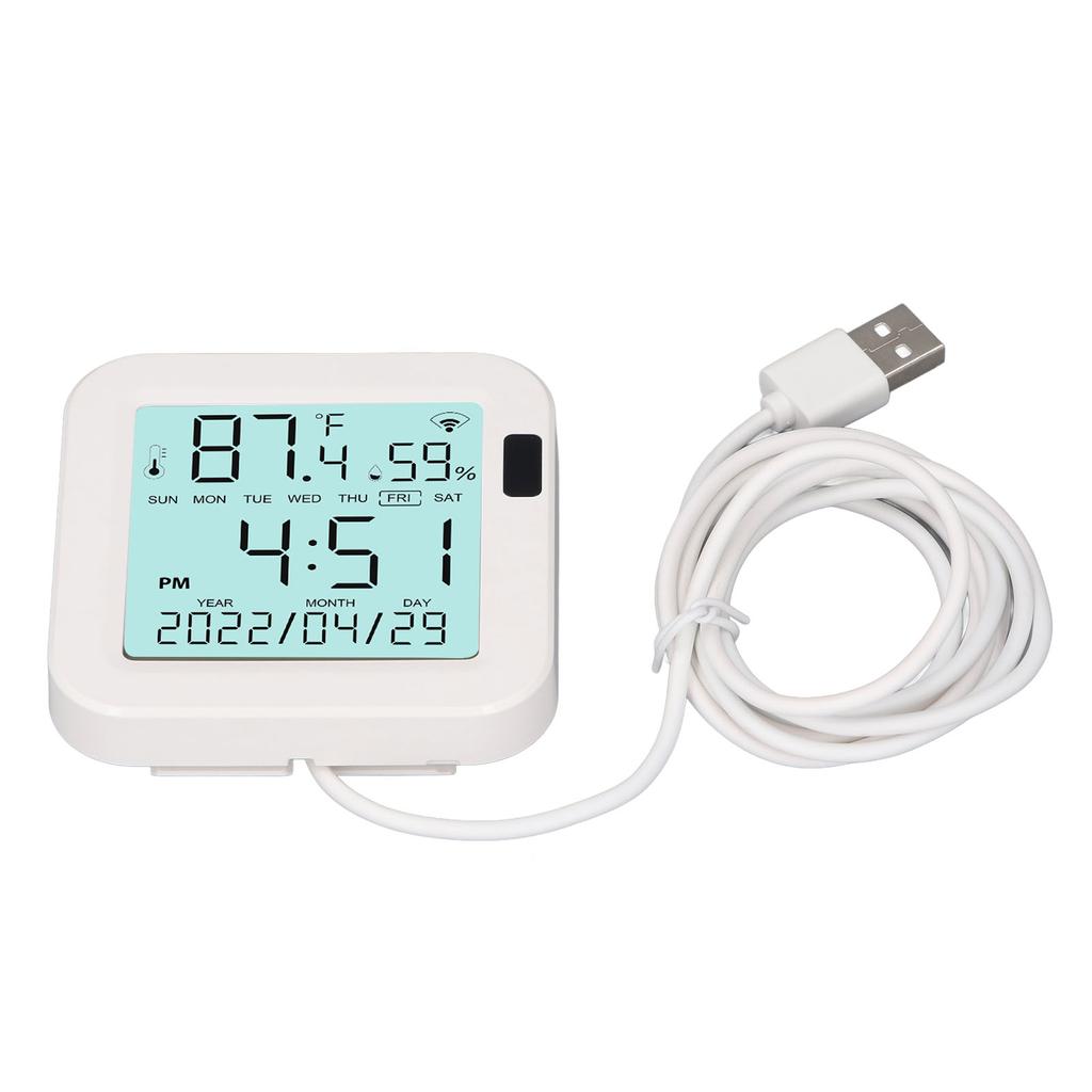 Thermometer Hygrometer LCD Backlit Display 0 to 60 celsius 0percent to 99percent RH Smart Temperature and Humidity