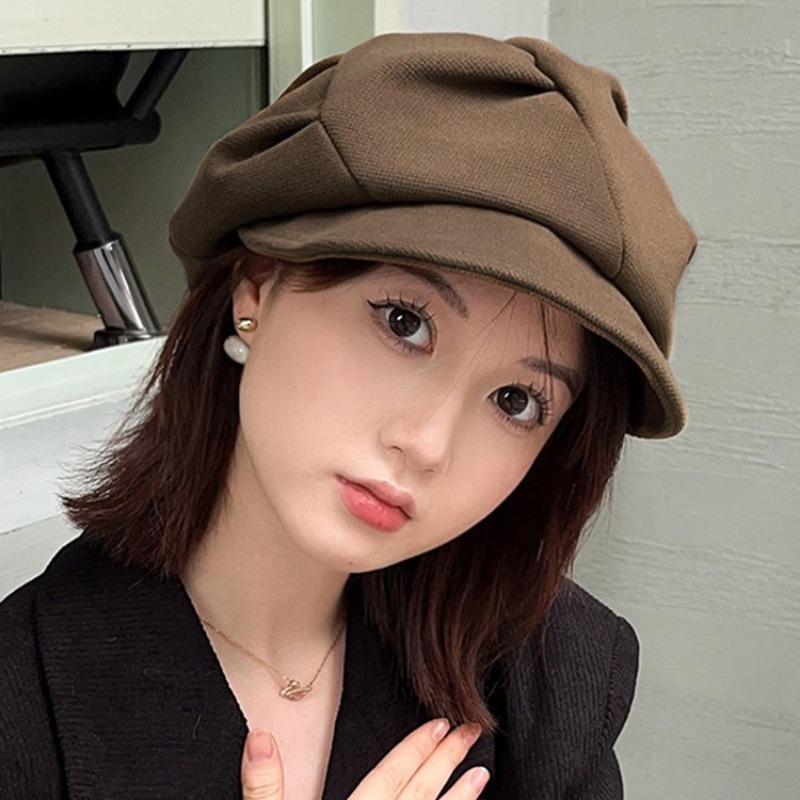 Autumn and winter fashion versatile retro painter hat casual temperament beret british cloud hat women