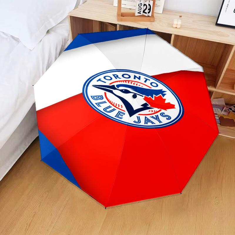 Toronto Jays Umbrella Folding umbrella, automatic umbrella 8-Frame for Travel, camping Use Gift for Halloween Christmas