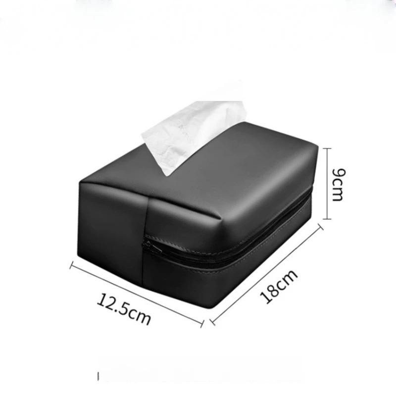 Universal Car Hanging Tissue Box, sunshade seat backrest suspension tissue box, car armrest storage box, car organization