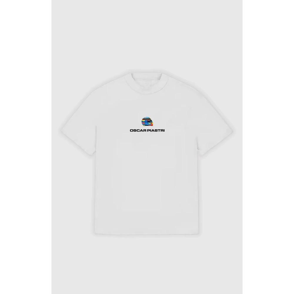 2025 Oscar Piastri Regular Shirt Alphabet Printed Top T-Shirt Summer New Light and Thin Men's and Women's Top Short Sleeve