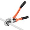 Hydraulic Pipe Crimping Tool, Multi-Functional Tube Fittings Crimper with TH16 TH20 TH26 TH32 Jaws for PEX & Aluminum-Plastic Pipes, and V12 V15 V18