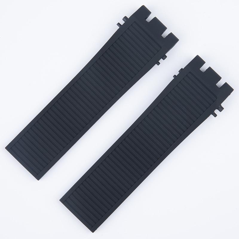 

Soft Silicone Rubber Watchband For Tissot T-sport Racing T115.417 Moto GP Strap T115417 Men Sport Series Watch band T115 Series 22-20 mm&Without Buckle чорний