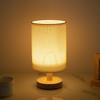 Usb Bedside Lamp Night Lights Table Lamp With Cylinder Lamp Shade For Bedroom Bedside Lamp Study Dormitory Led Night Light