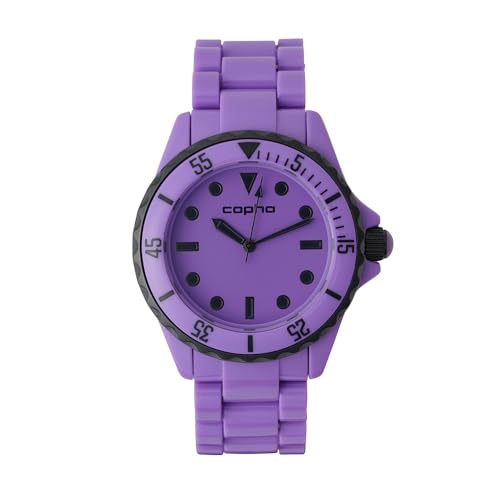 [COPHA] COPHA Watch SWAGGER Unisex Limited Edition Diver s Design Lightweight Durable High-Reading Quartz Official Import Purple