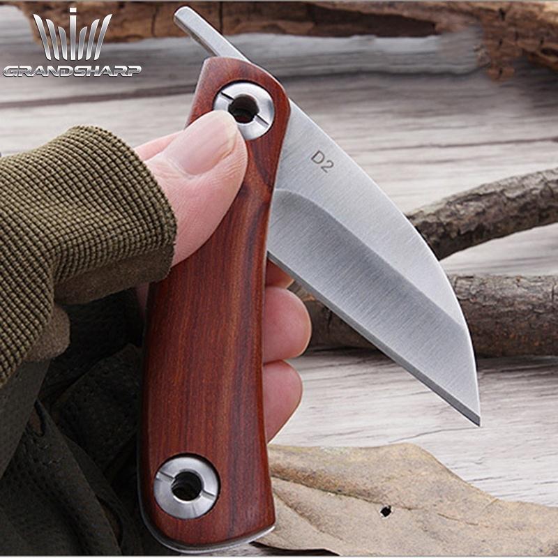 Folding Knife Portable Stainless Steel Folding Blade Knife Survival Hunting Camping Knife Mini