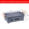 ZISIZ Small Rectangular Aluminum Alloy Grill Pan